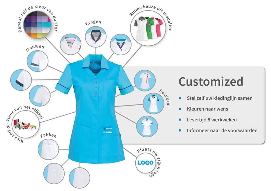 rijk flexibel thee Zelf ziekenhuis kleding samenstellen met Customized-concept